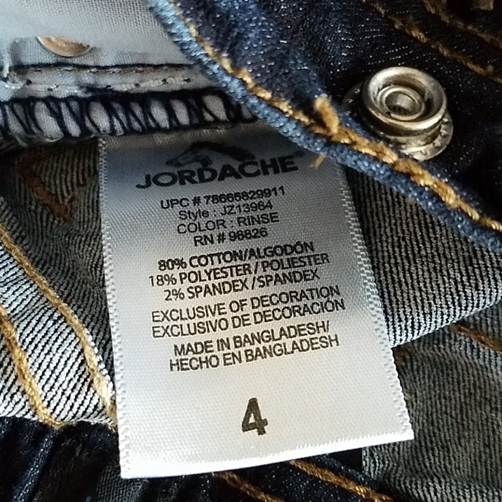 Jordache 4 adjustable waist jeans - Picture 5 of 5